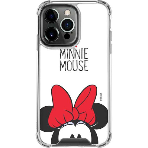 Disney Minnie Mouse iPhone 14 Pro Clear Case